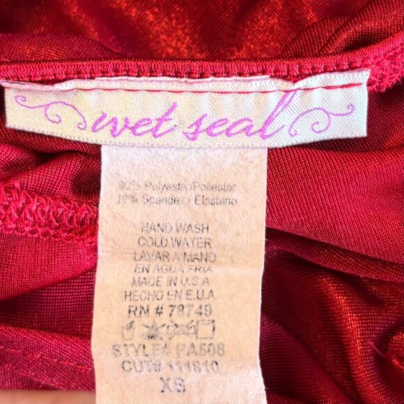 Wet Seal Y2k Babydoll Halter top - Picture 5 of 5